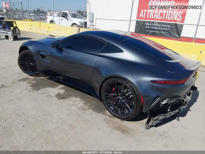 2025 Aston Martin Vantage VIN: SCFSMGFWXSGN09803 Lot: 45619272