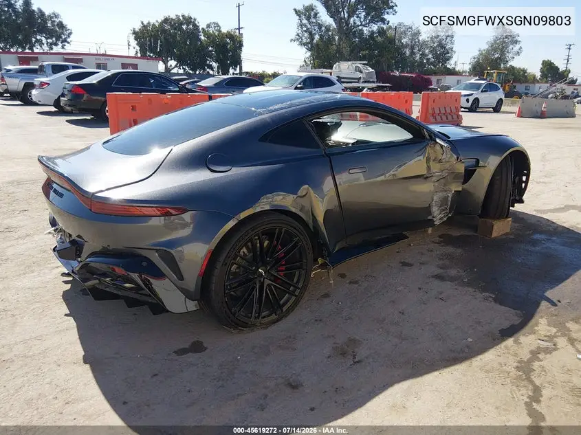 2025 Aston Martin Vantage VIN: SCFSMGFWXSGN09803 Lot: 45619272