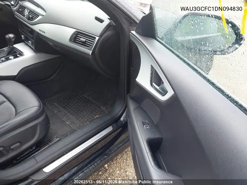 2013 Audi A7 3.0T Quattro VIN: WAU3GCFC1DN094830 Lot: 20262513