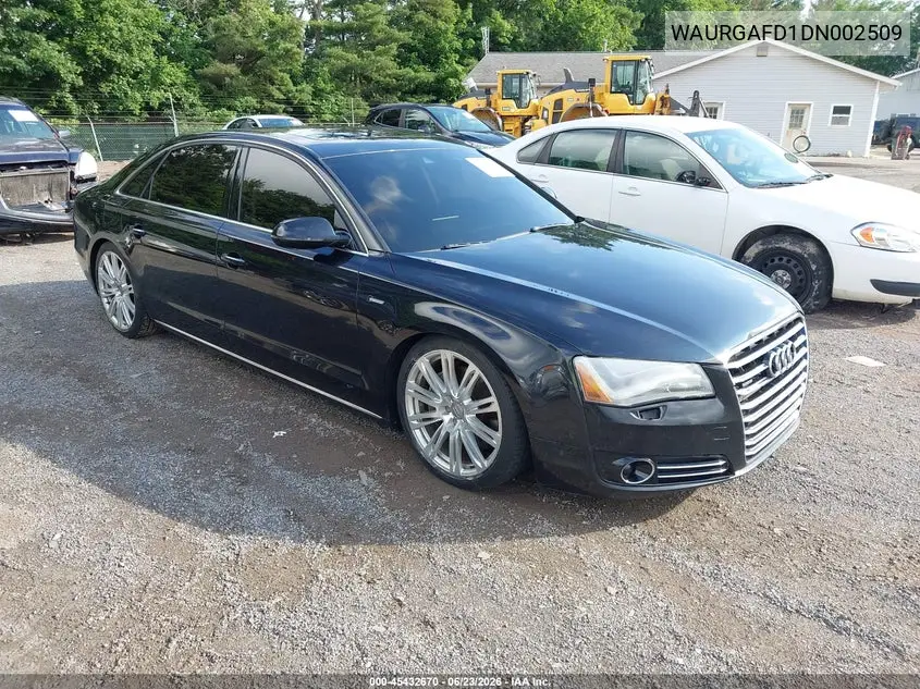 2013 Audi A8 L 3.0T VIN: WAURGAFD1DN002509 Lot: 45432670