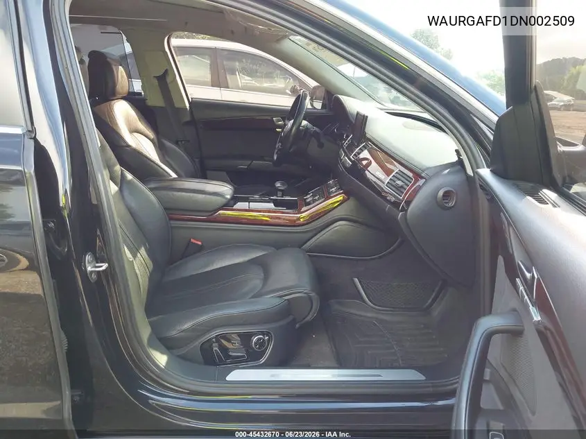 2013 Audi A8 L 3.0T VIN: WAURGAFD1DN002509 Lot: 45432670