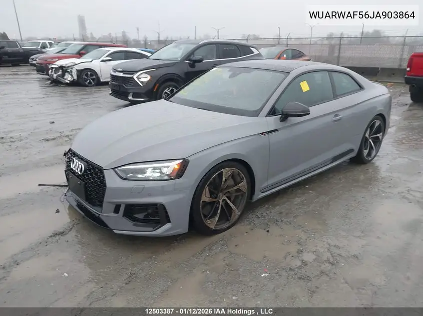 2018 Audi Rs 5 2.9 VIN: WUARWAF56JA903864 Lot: 12503387