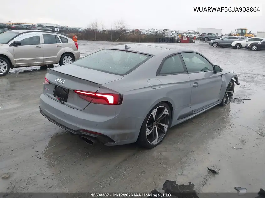 2018 Audi Rs 5 2.9 VIN: WUARWAF56JA903864 Lot: 12503387