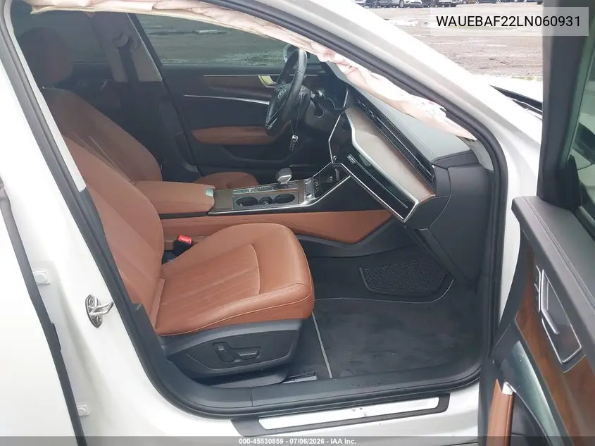 2020 Audi A6 Premium Plus VIN: WAUE8AF22LN060931 Lot: 45530859