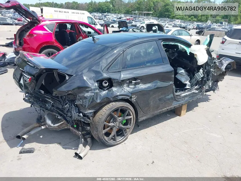 2024 Audi Rs 3 Tfsi Quattro S Tronic VIN: WUAG4DGY4RA906782 Lot: 45381260