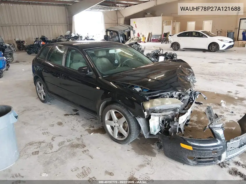 2007 Audi A3 2.0T VIN: WAUHF78P27A121688 Lot: 45197770