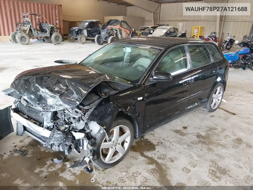 2007 Audi A3 2.0T VIN: WAUHF78P27A121688 Lot: 45197770