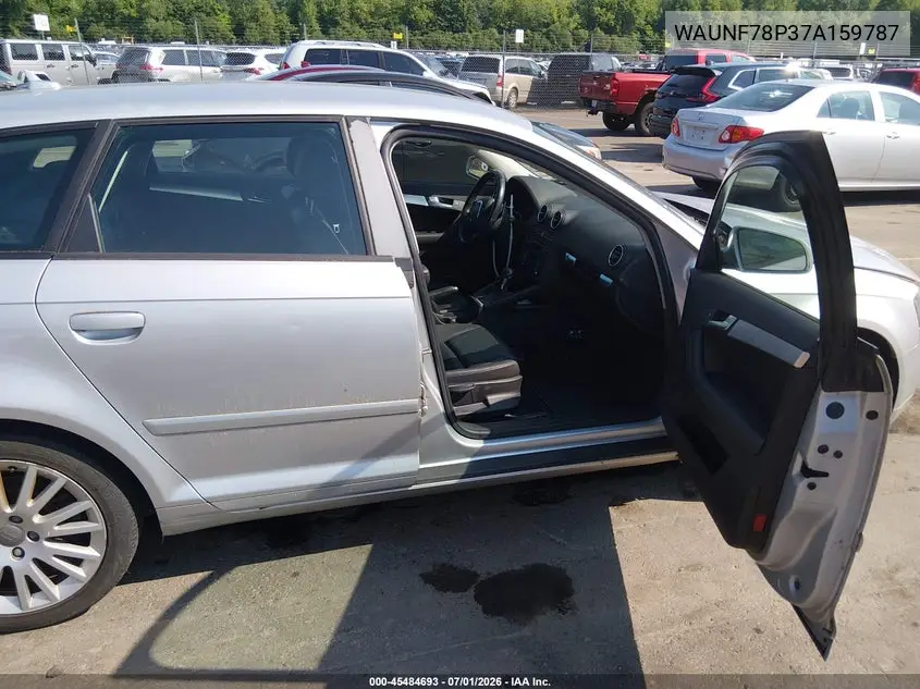 2007 Audi A3 2.0T VIN: WAUNF78P37A159787 Lot: 45484693