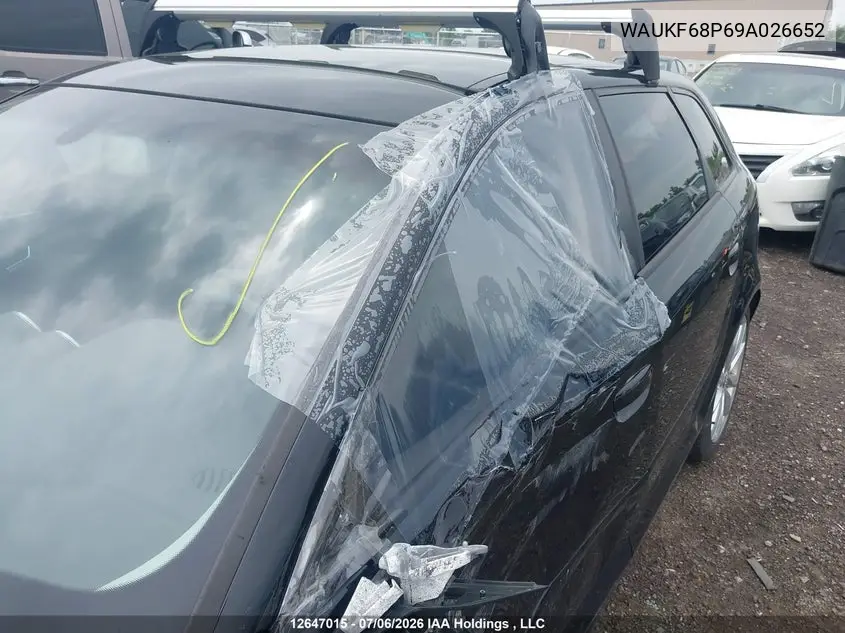 2009 Audi A3 VIN: WAUKF68P69A026652 Lot: 12647015