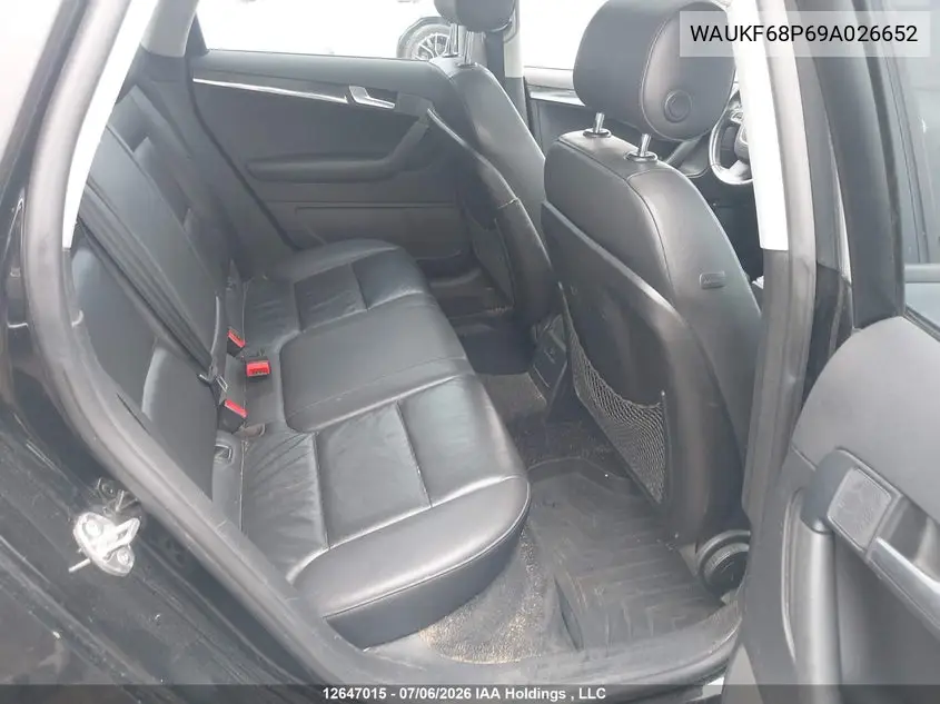 2009 Audi A3 VIN: WAUKF68P69A026652 Lot: 12647015