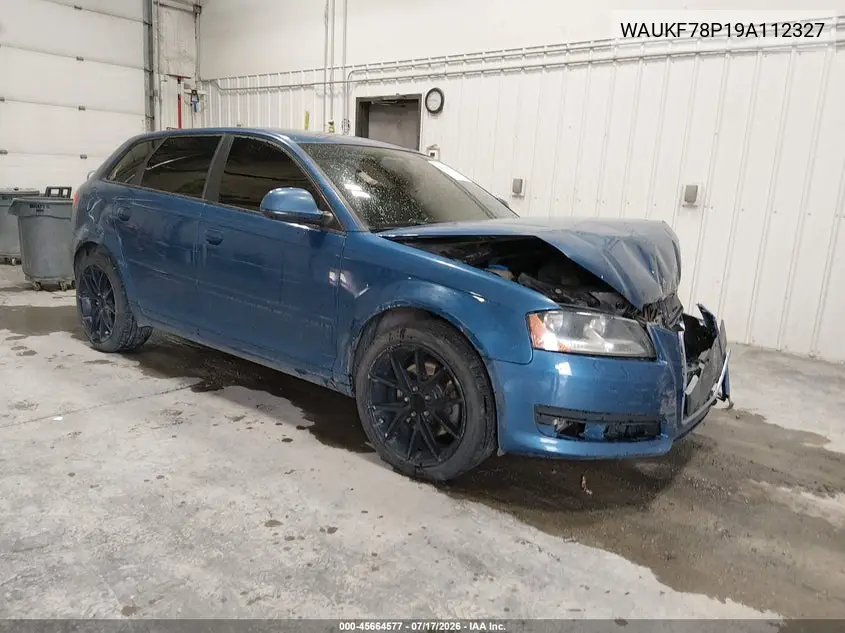 2009 Audi A3 2.0T VIN: WAUKF78P19A112327 Lot: 45664577