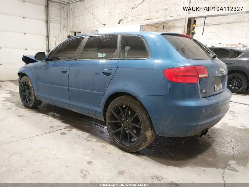 2009 Audi A3 2.0T VIN: WAUKF78P19A112327 Lot: 45664577