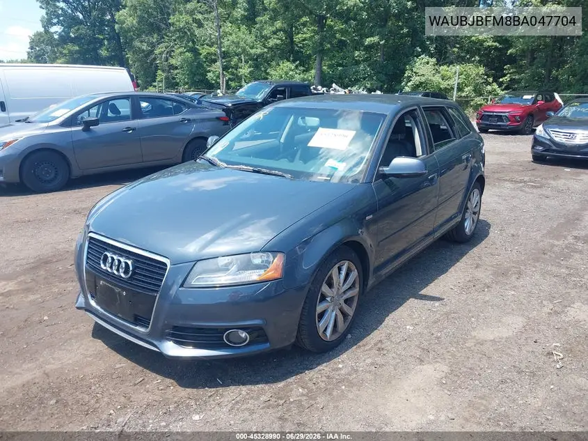 2011 Audi A3 2.0 Tdi Premium VIN: WAUBJBFM8BA047704 Lot: 45328990
