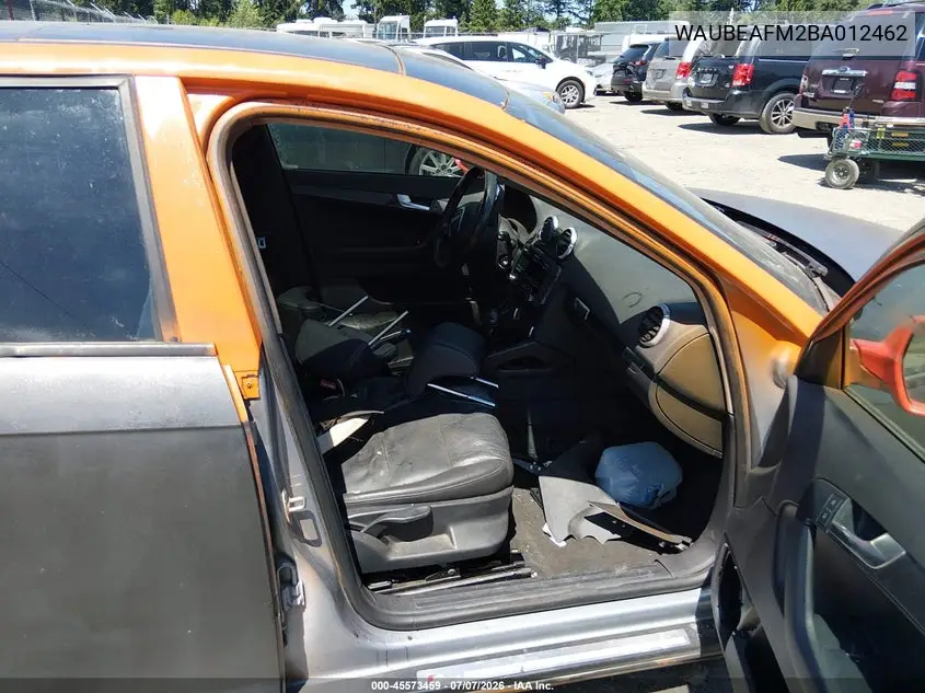 2011 Audi A3 2.0T Premium VIN: WAUBEAFM2BA012462 Lot: 45573459