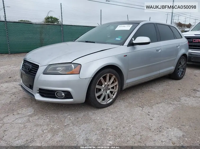 2012 Audi A3 2.0 Tdi Premium VIN: WAUKJBFM6CA050098 Lot: 45206794