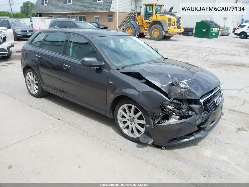 2012 Audi A3 2.0 Tdi Premium VIN: WAUKJAFM6CA077134 Lot: 45348336