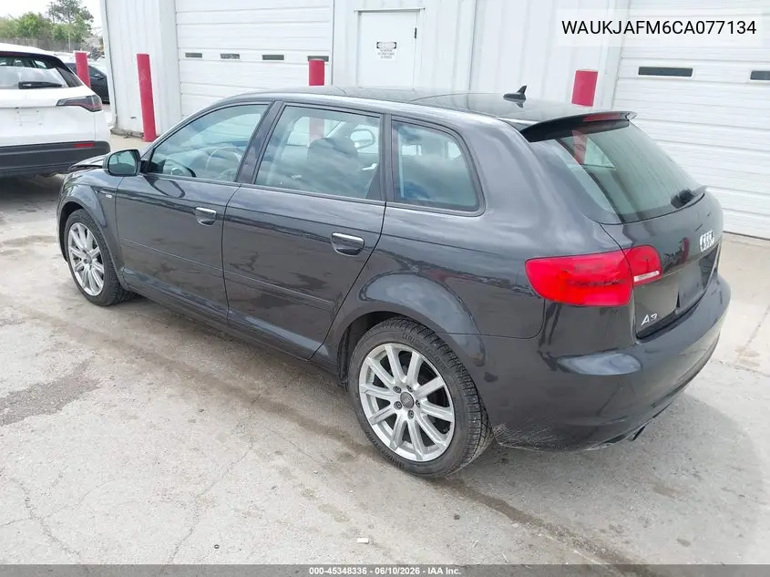 2012 Audi A3 2.0 Tdi Premium VIN: WAUKJAFM6CA077134 Lot: 45348336