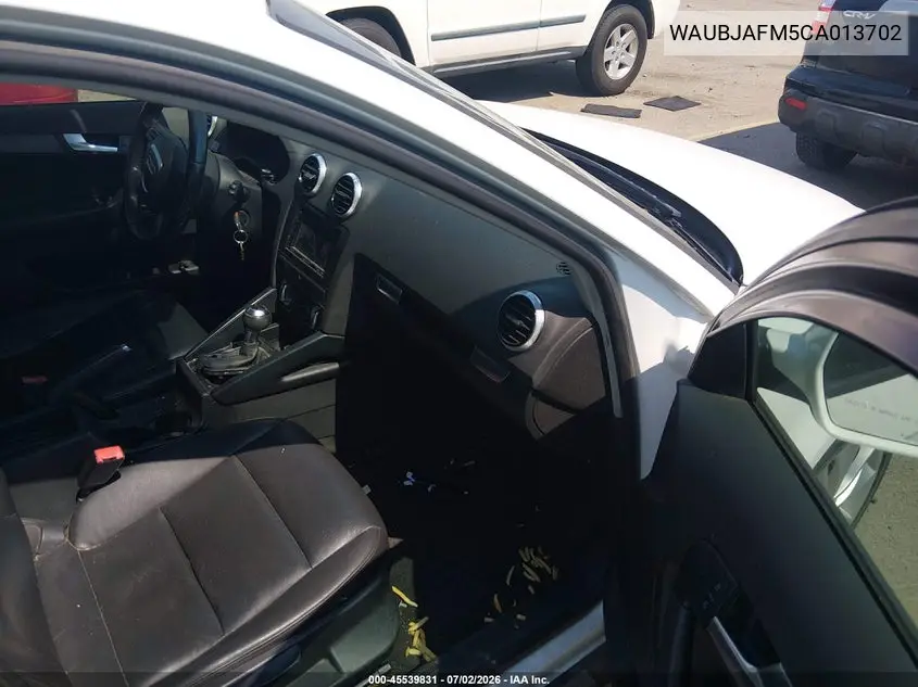 2012 Audi A3 2.0 Tdi Premium VIN: WAUBJAFM5CA013702 Lot: 45539831