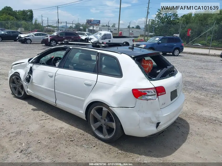2012 Audi A3 2.0T Premium Plus VIN: WAUMFAFM1CA101639 Lot: 45675736