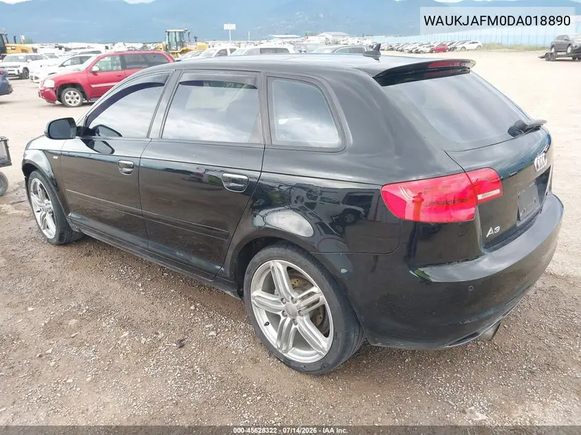 2013 Audi A3 2.0 Tdi Premium VIN: WAUKJAFM0DA018890 Lot: 45628322