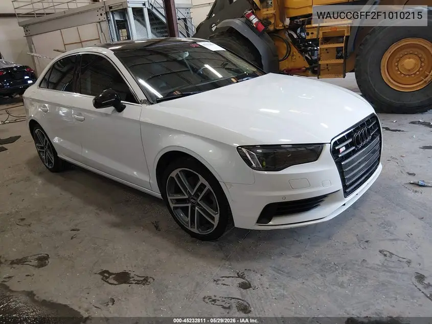 2015 Audi A3 1.8T Premium VIN: WAUCCGFF2F1010215 Lot: 45232811