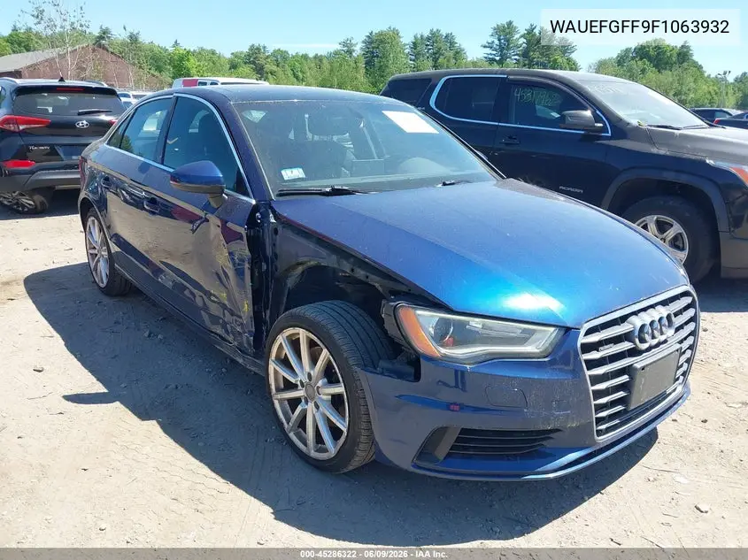 2015 Audi A3 2.0T Premium VIN: WAUEFGFF9F1063932 Lot: 45286322