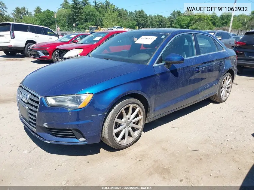 2015 Audi A3 2.0T Premium VIN: WAUEFGFF9F1063932 Lot: 45286322