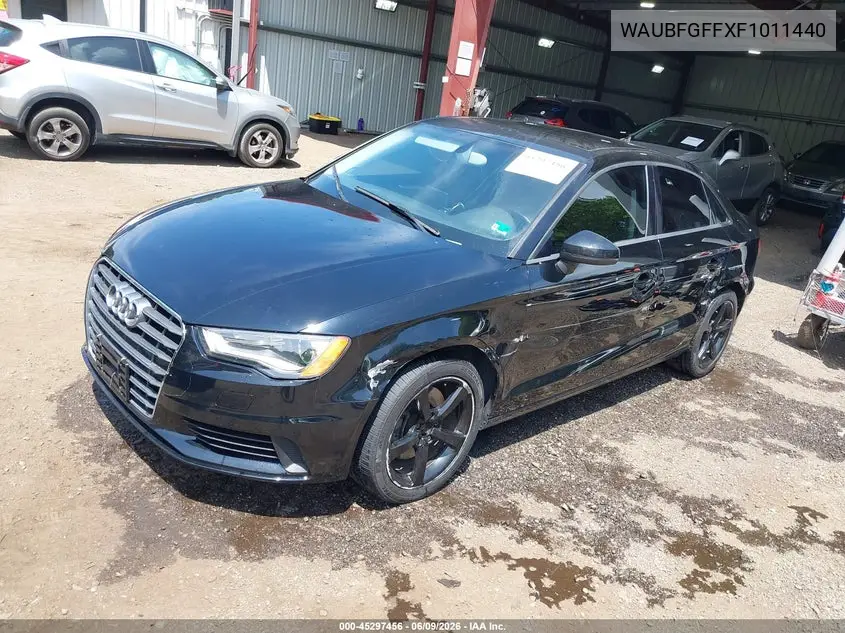 2015 Audi A3 2.0T Premium VIN: WAUBFGFFXF1011440 Lot: 45297456