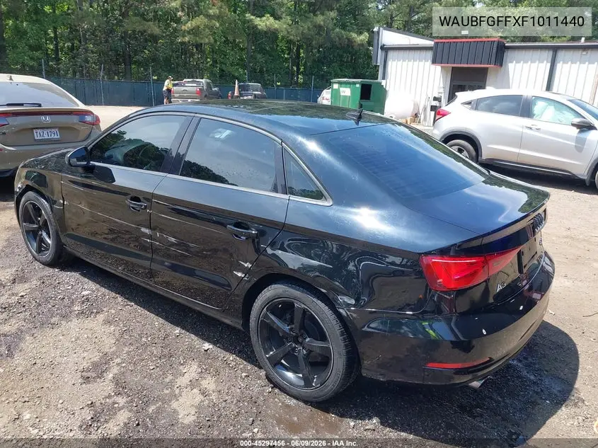 2015 Audi A3 2.0T Premium VIN: WAUBFGFFXF1011440 Lot: 45297456