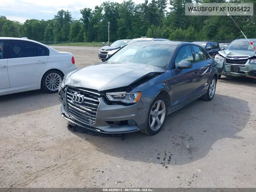 2015 Audi A3 2.0T Premium VIN: WAUBFGFFXF1095422 Lot: 45399215