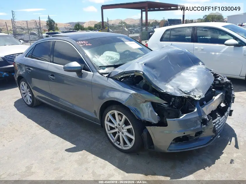 2015 Audi A3 1.8T Premium VIN: WAUCCGFF1F1030049 Lot: 45483019