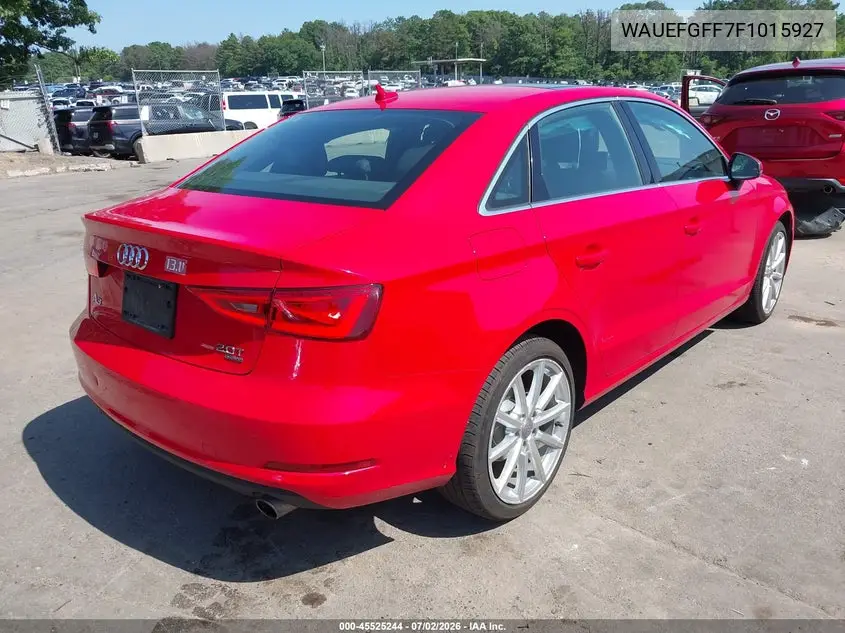 2015 Audi A3 2.0T Premium VIN: WAUEFGFF7F1015927 Lot: 45525244