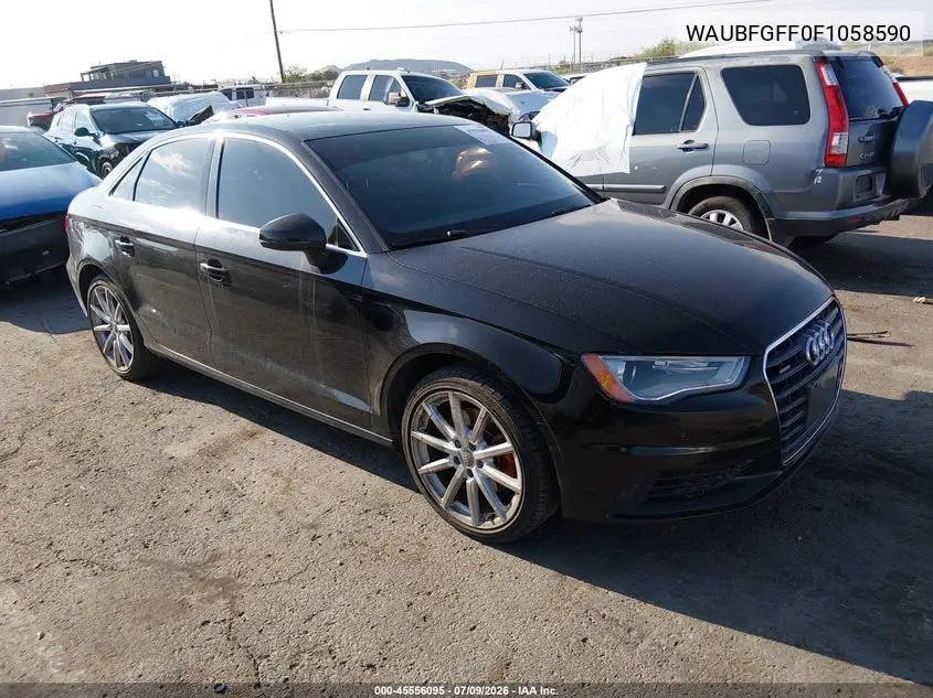 2015 Audi A3 2.0T Premium VIN: WAUBFGFF0F1058590 Lot: 45556095