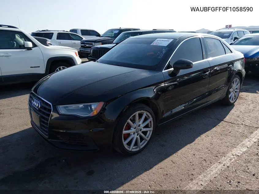 2015 Audi A3 2.0T Premium VIN: WAUBFGFF0F1058590 Lot: 45556095