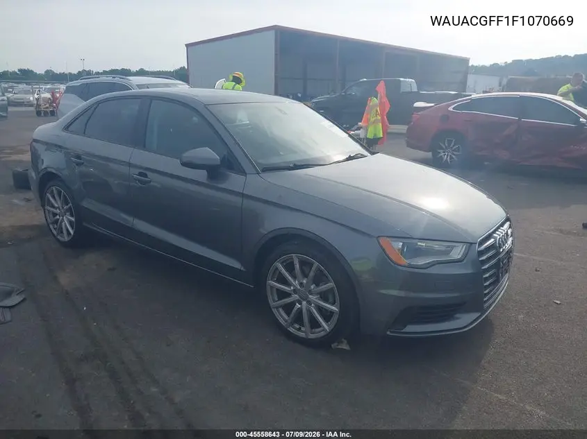 2015 Audi A3 1.8T Premium VIN: WAUACGFF1F1070669 Lot: 45558643