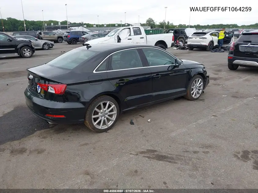 2015 Audi A3 2.0T Premium VIN: WAUEFGFF6F1064259 Lot: 45563860