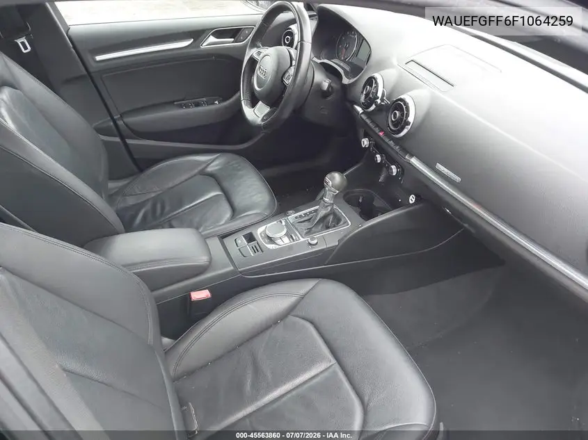 2015 Audi A3 2.0T Premium VIN: WAUEFGFF6F1064259 Lot: 45563860