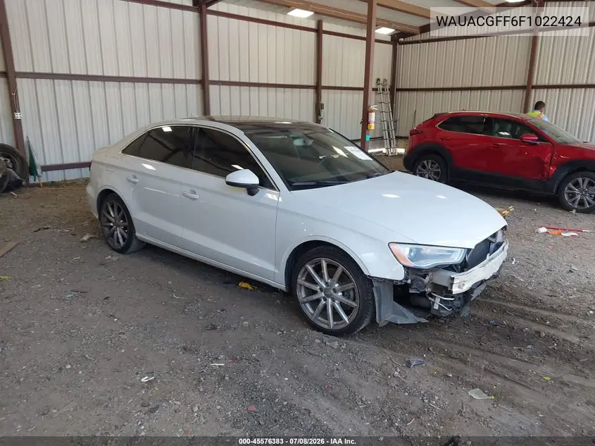 2015 Audi A3 1.8T Premium VIN: WAUACGFF6F1022424 Lot: 45576383
