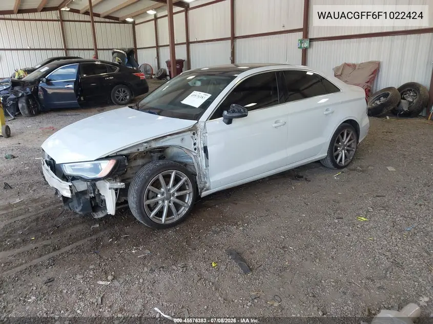 2015 Audi A3 1.8T Premium VIN: WAUACGFF6F1022424 Lot: 45576383