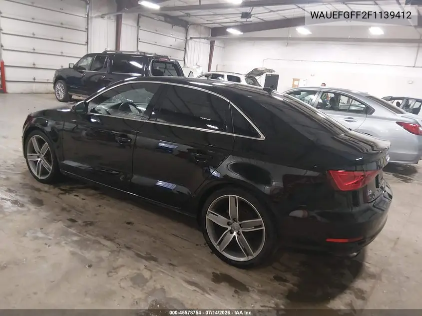 2015 Audi A3 2.0T Premium VIN: WAUEFGFF2F1139412 Lot: 45578754