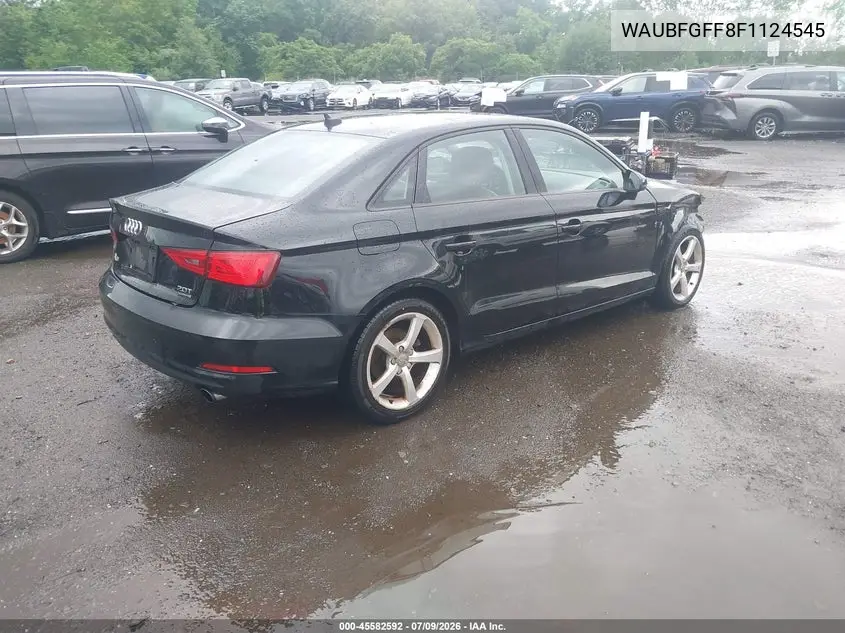 2015 Audi A3 2.0T Premium VIN: WAUBFGFF8F1124545 Lot: 45582592