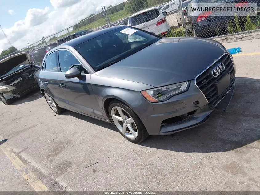 2015 Audi A3 2.0T Premium VIN: WAUBFGFF6F1105623 Lot: 45601794