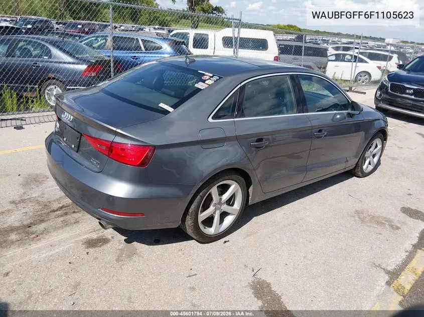 2015 Audi A3 2.0T Premium VIN: WAUBFGFF6F1105623 Lot: 45601794