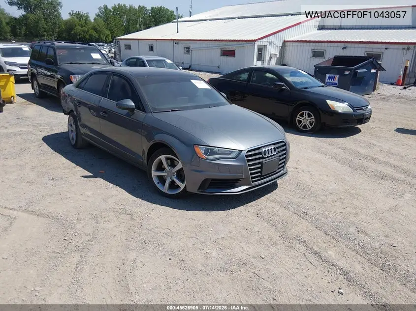 2015 Audi A3 1.8T Premium VIN: WAUACGFF0F1043057 Lot: 45626905