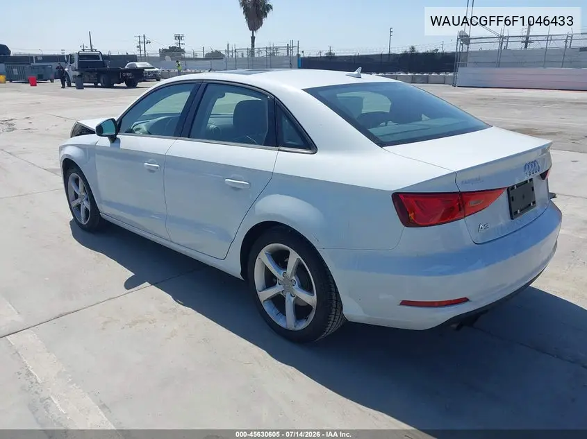 2015 Audi A3 1.8T Premium VIN: WAUACGFF6F1046433 Lot: 45630605