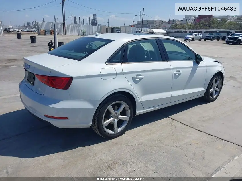 2015 Audi A3 1.8T Premium VIN: WAUACGFF6F1046433 Lot: 45630605