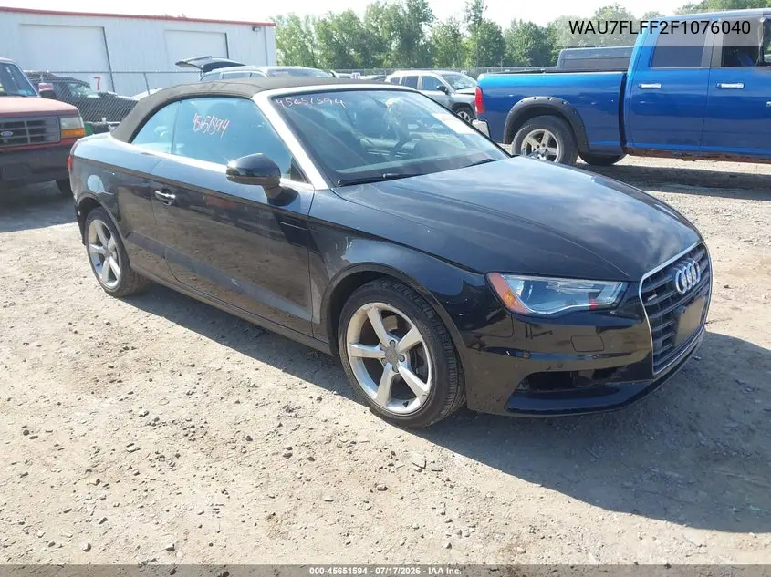 2015 Audi A3 2.0T Premium VIN: WAU7FLFF2F1076040 Lot: 45651594