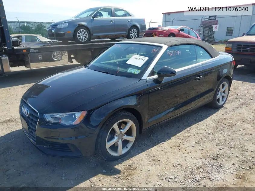 2015 Audi A3 2.0T Premium VIN: WAU7FLFF2F1076040 Lot: 45651594