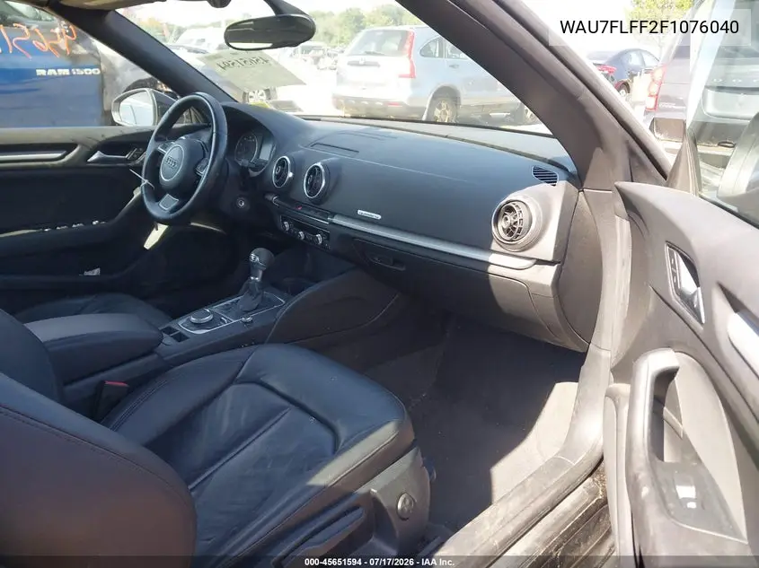 2015 Audi A3 2.0T Premium VIN: WAU7FLFF2F1076040 Lot: 45651594