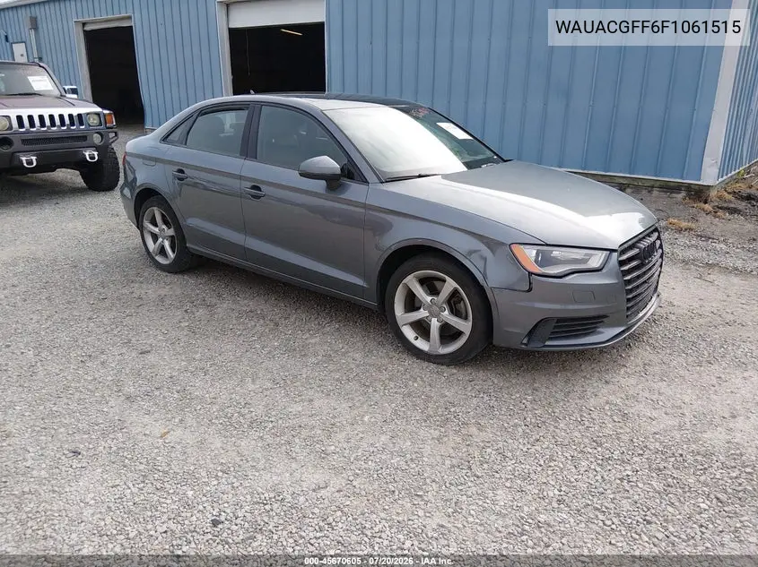 2015 Audi A3 1.8T Premium VIN: WAUACGFF6F1061515 Lot: 45670605